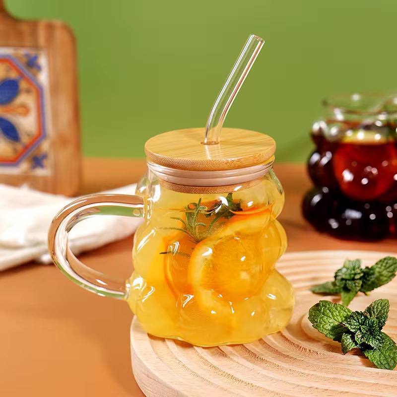 لیوان اسموتی نی دار حباب وارداتی