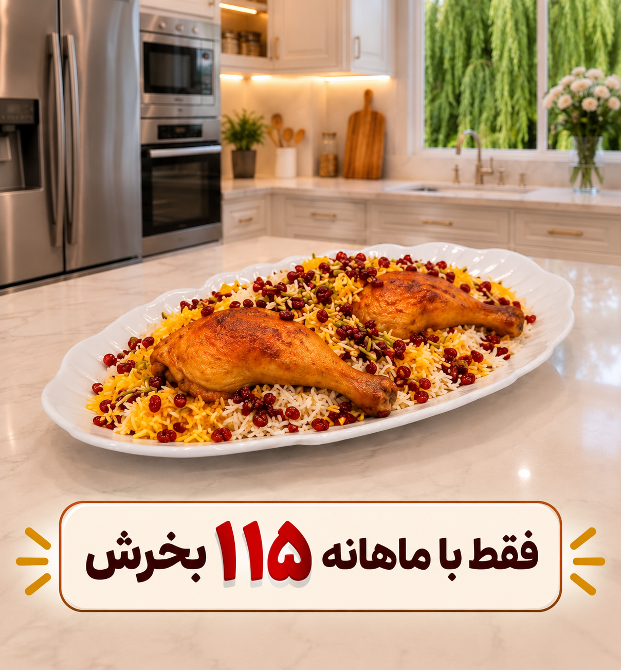 دیس برنج ماهلین درجه یک